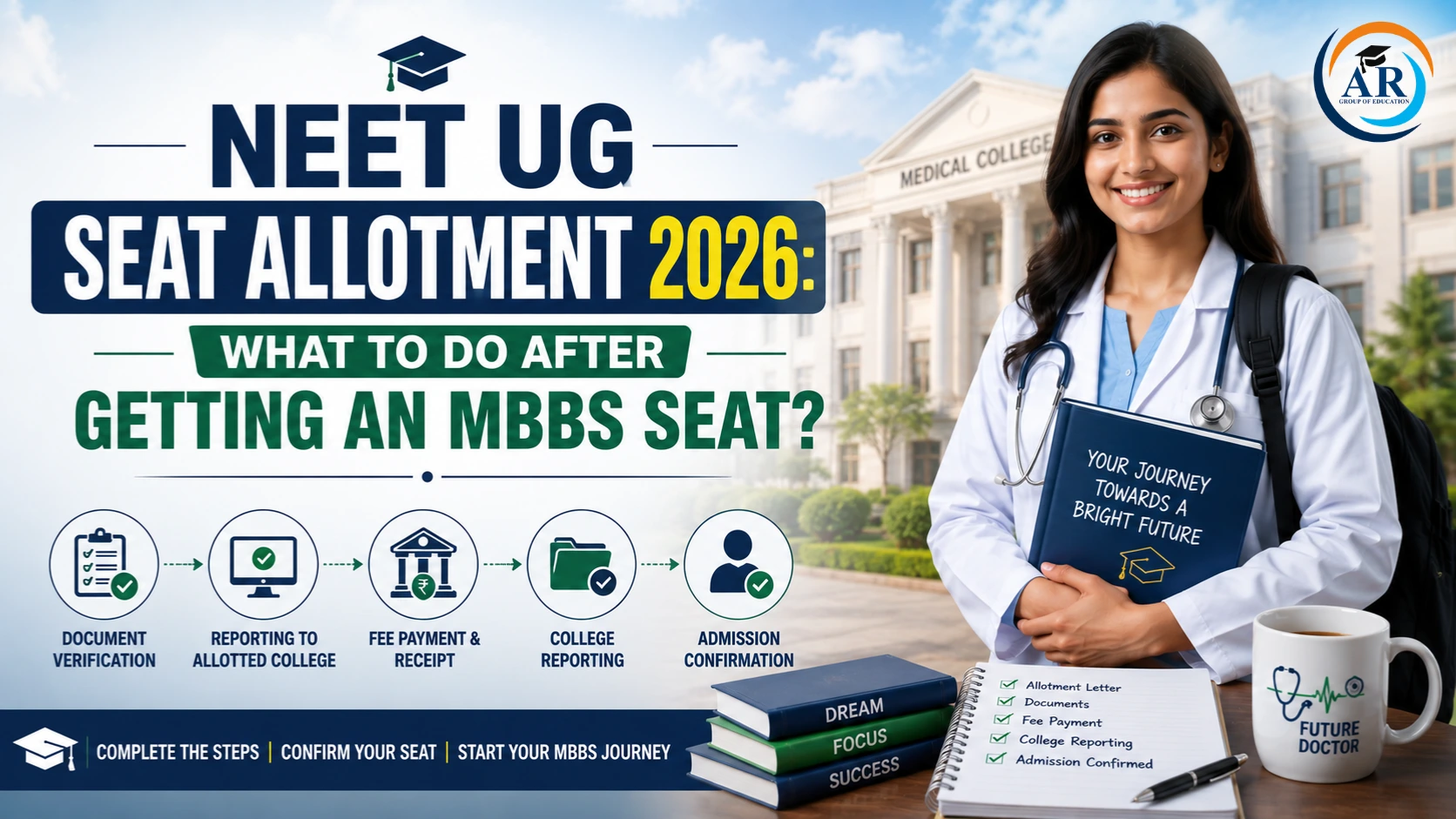 NEET UG Seat Allotment 2026: What to Do After MBBS Seat?
